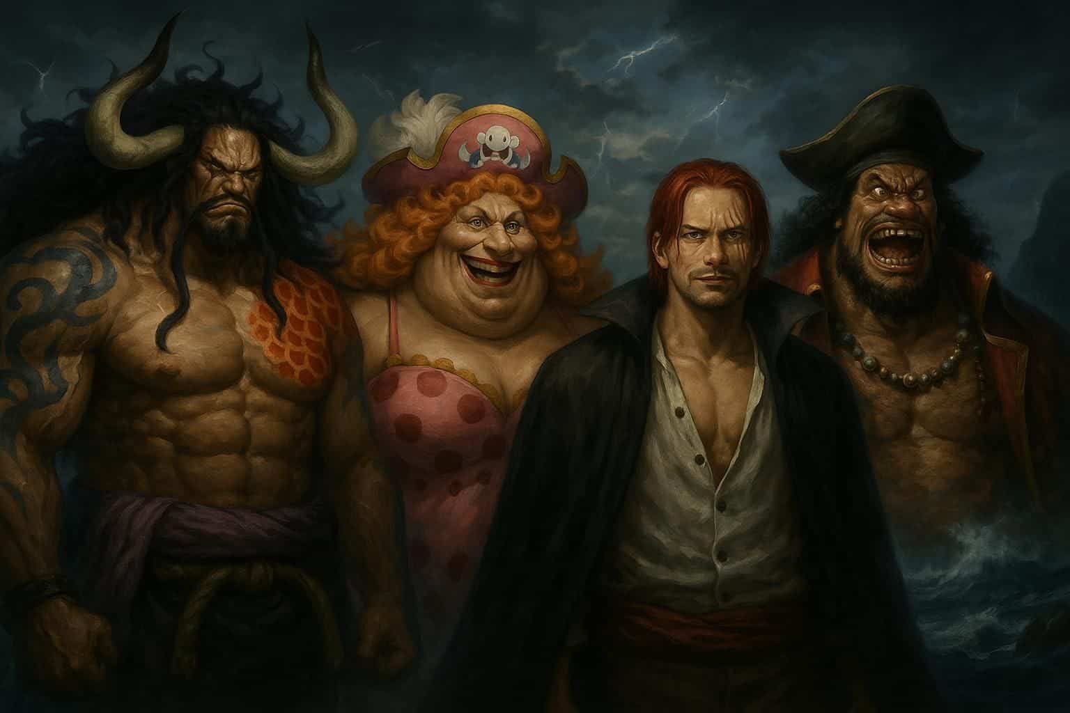 Découvrez les Empereurs de One Piece, leur histoire fascinante et leurs incroyables pouvoirs qui dominent le Nouveau Monde.