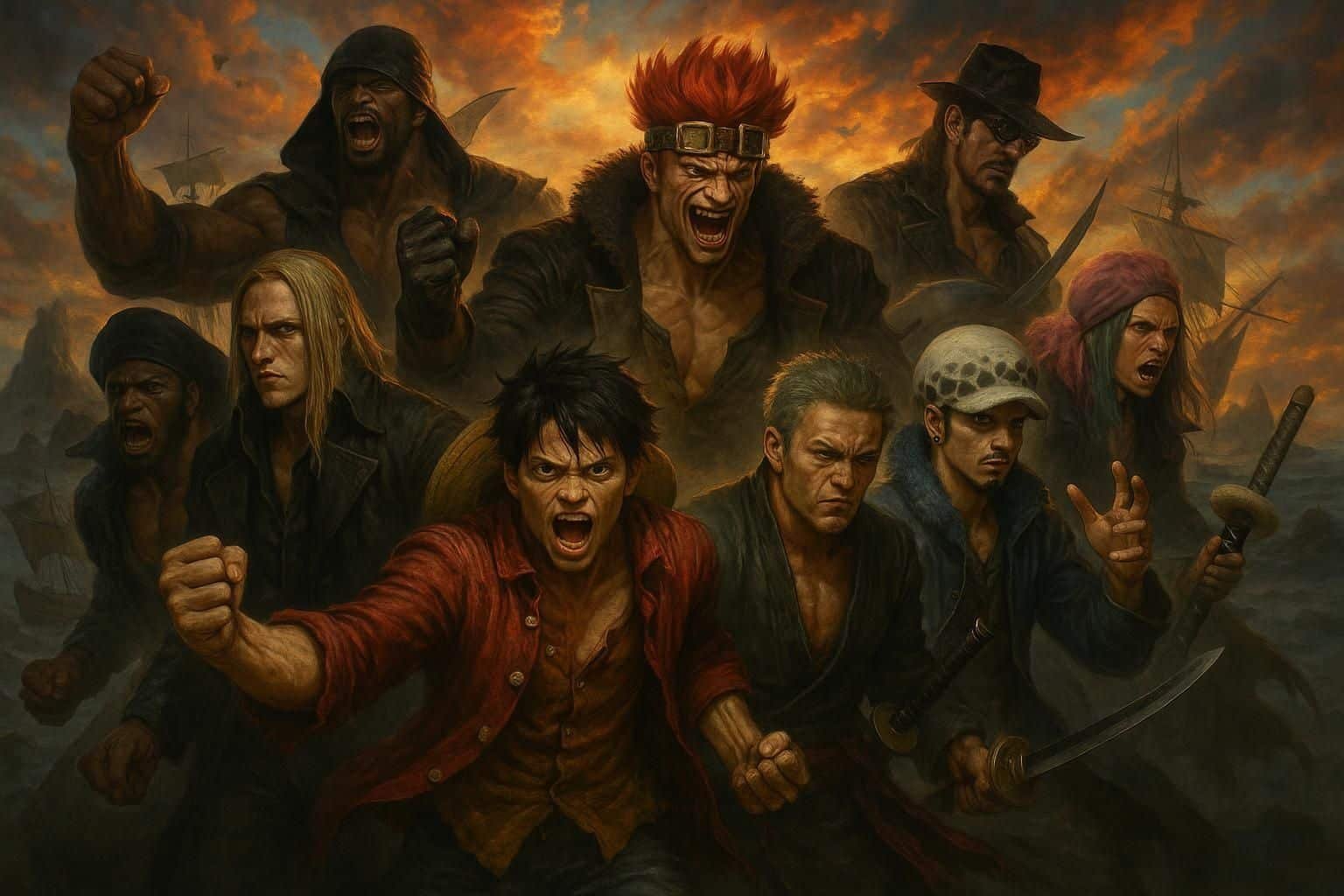 Découvrez l'univers fascinant du Supernova dans One Piece : leurs origines, rivalités intenses et évolutions marquantes tout au long de la saga.