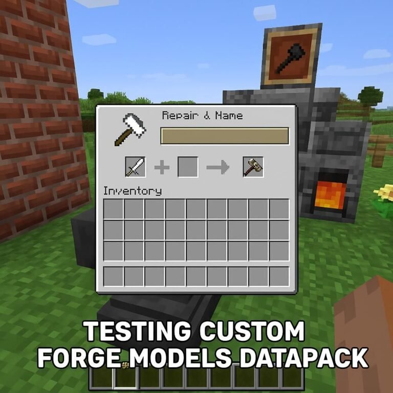 Modèle de forge Minecraft : idées simples et efficaces