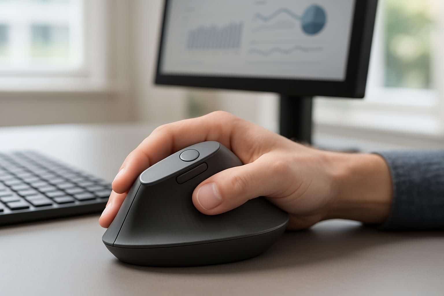Logitech MX Vertical test : avis et performances de la souris ergonomique