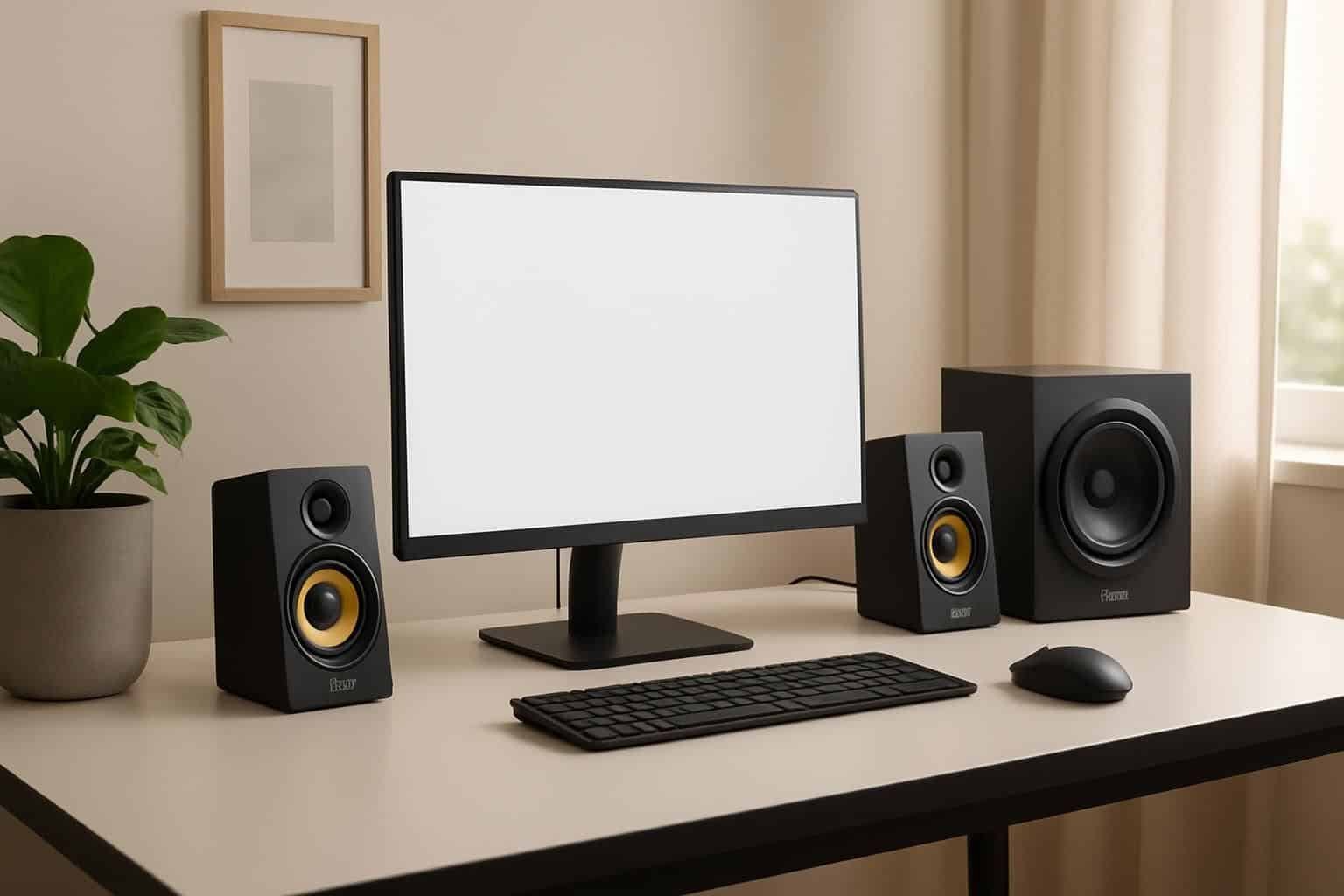 Découvrez notre test complet du Logitech Z533 : avis détaillés et performances 2026 pour un son puissant et de qualité. Idéal pour améliorer votre expérience audio.