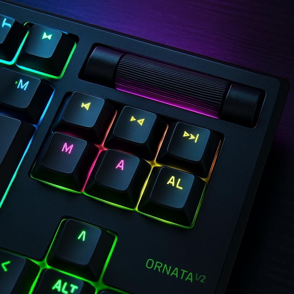 Découvrez notre test complet du Razer Ornata V2, le clavier hybride alliant membrane et mécanique, pour une expérience de jeu et de frappe optimale.