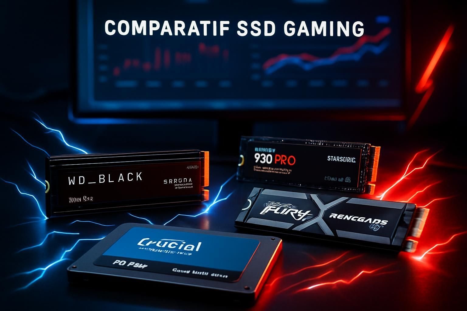 Découvrez notre comparatif des meilleurs SSD gaming pour améliorer vos performances. Guide d'achat complet pour choisir le disque SSD idéal adapté à vos besoins de gamer.