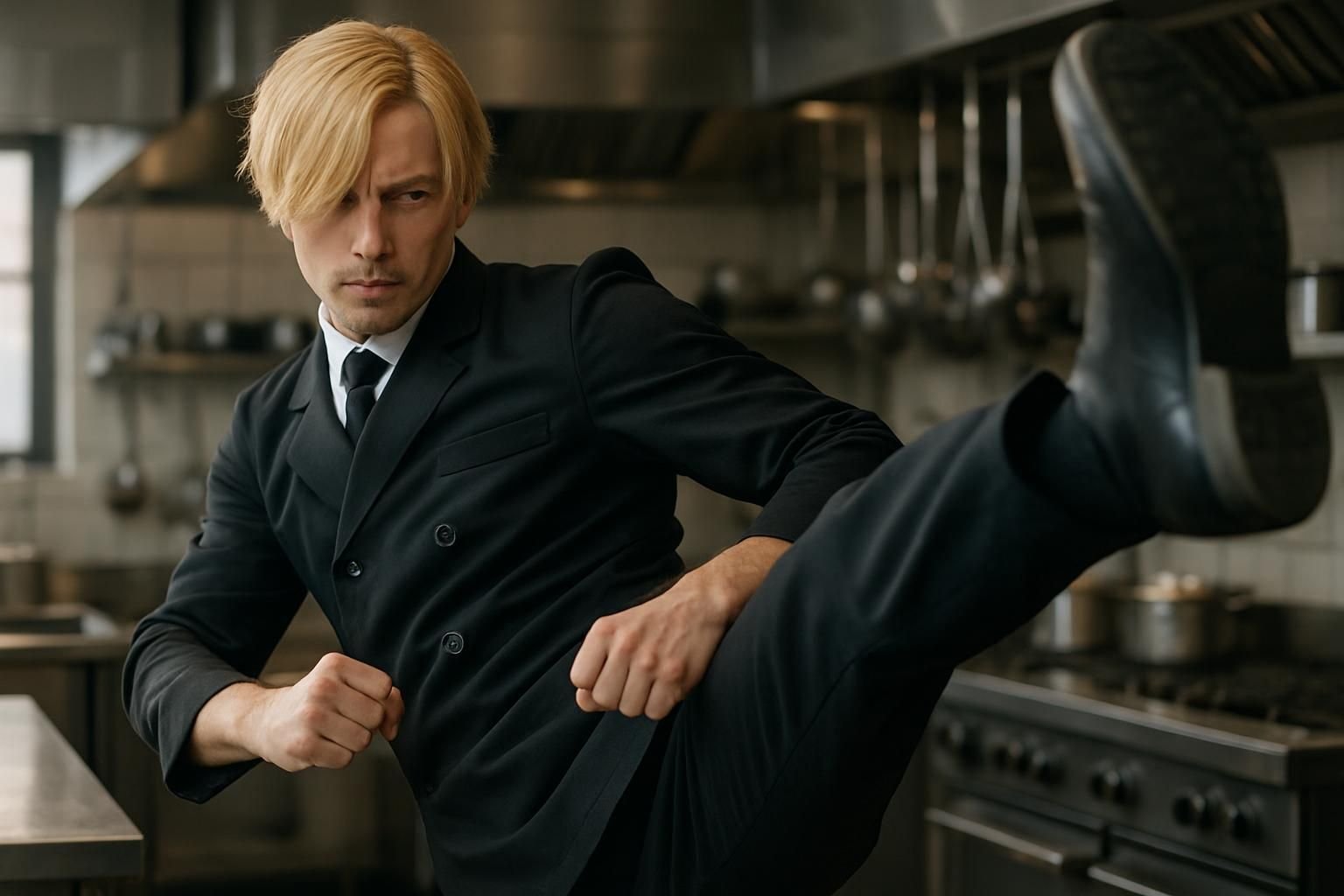 Découvrez Sanji, le cuisinier talentueux de One Piece connu pour ses coups de pied légendaires et sa passion pour la cuisine.