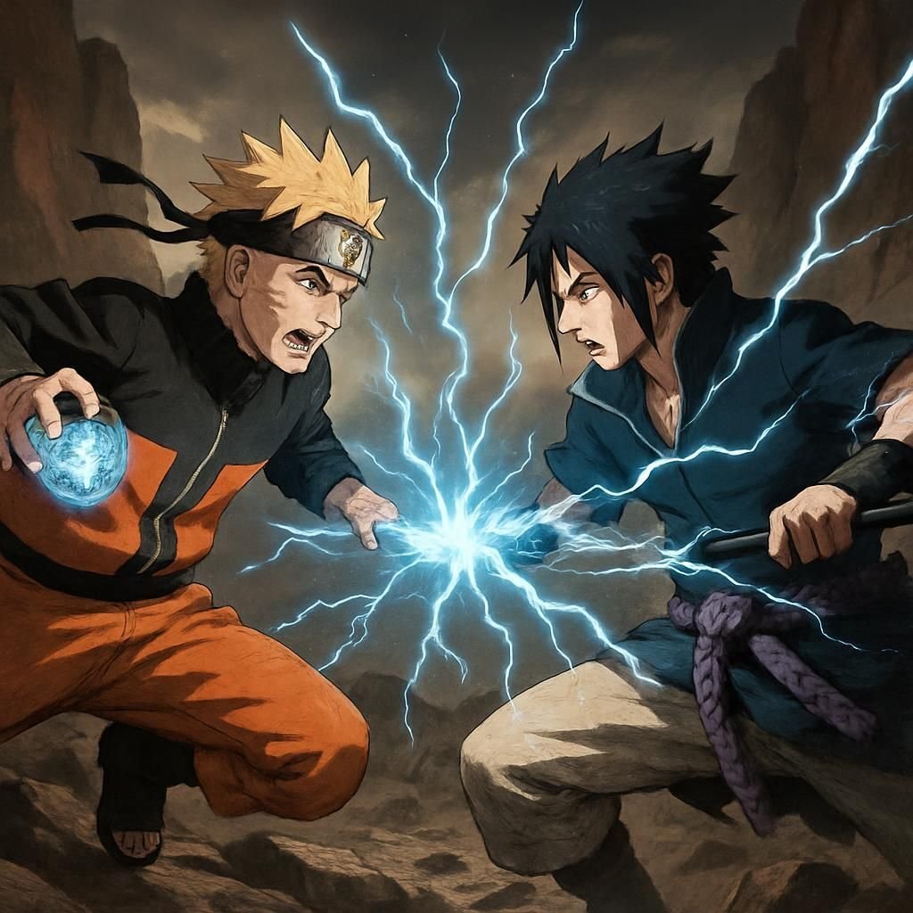 Revivez la confrontation épique entre Sasuke et Naruto dans Naruto Shippuden saison 12 épisode 15. Un duel intense qui marquera l'histoire de la série.