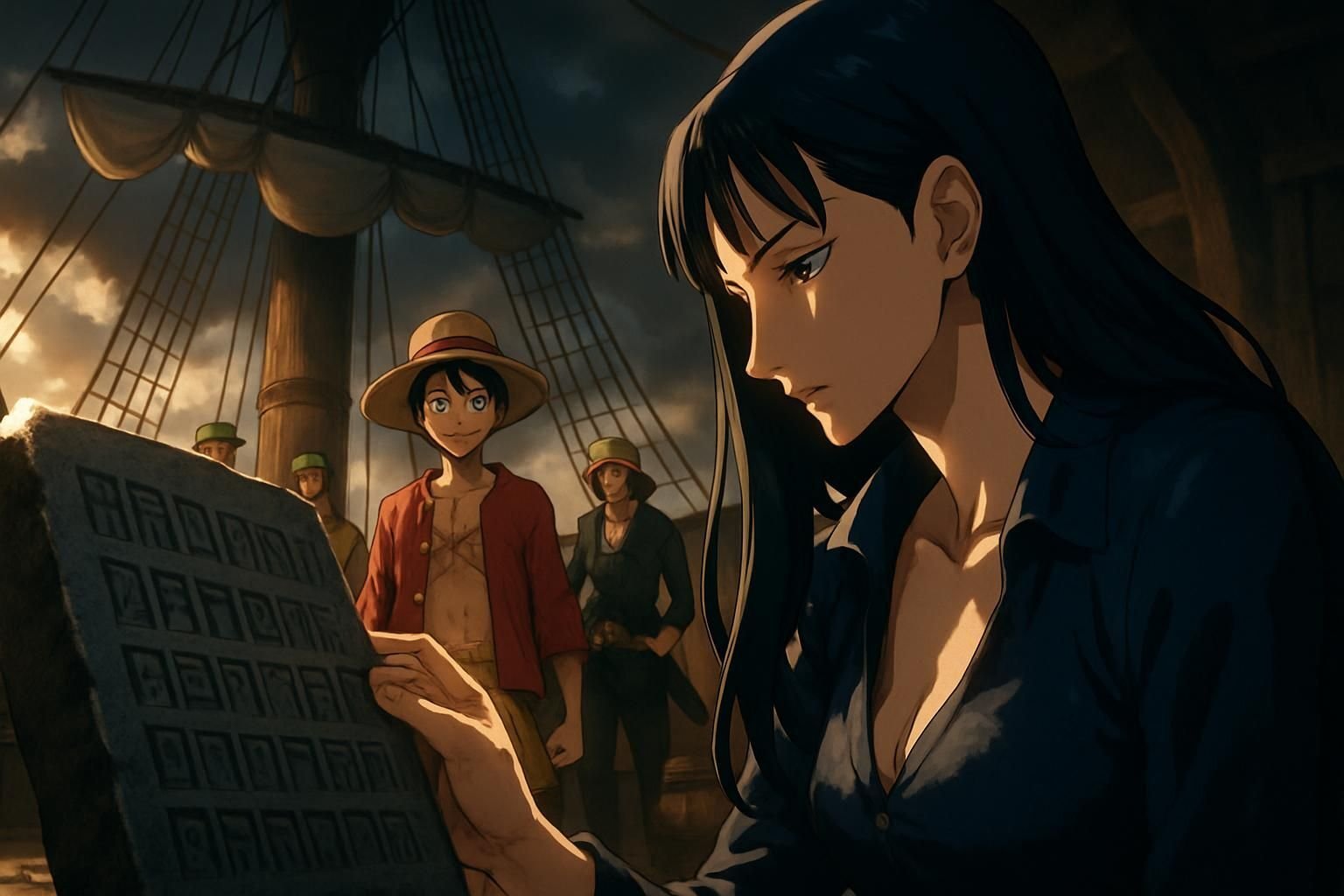 Découvrez Nico Robin, l'énigmatique archéologue de One Piece, dont les mystères et connaissances antiques captivant les fans de la célèbre série manga et anime.