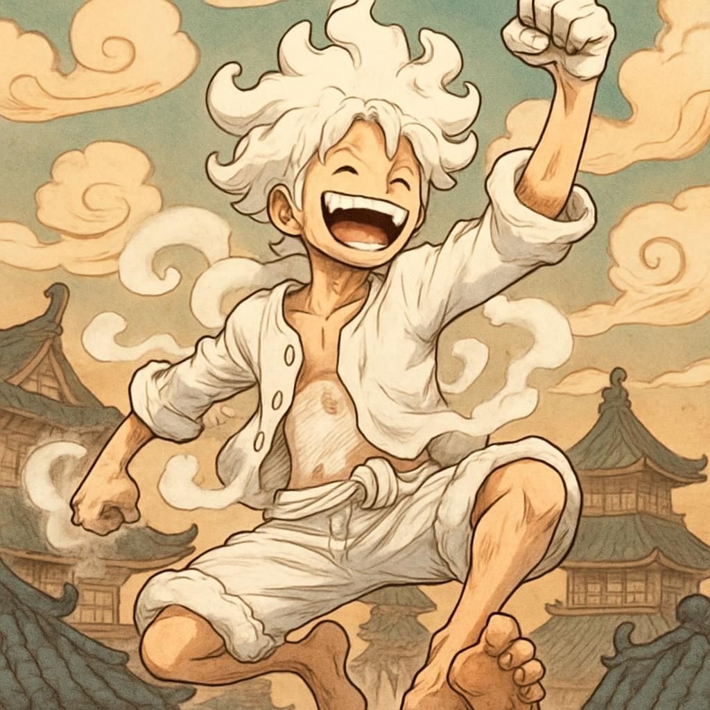 Découvrez la puissance impressionnante du Gear 5 de Luffy dans One Piece, une transformation qui repousse toutes les limites et change le cours des batailles.