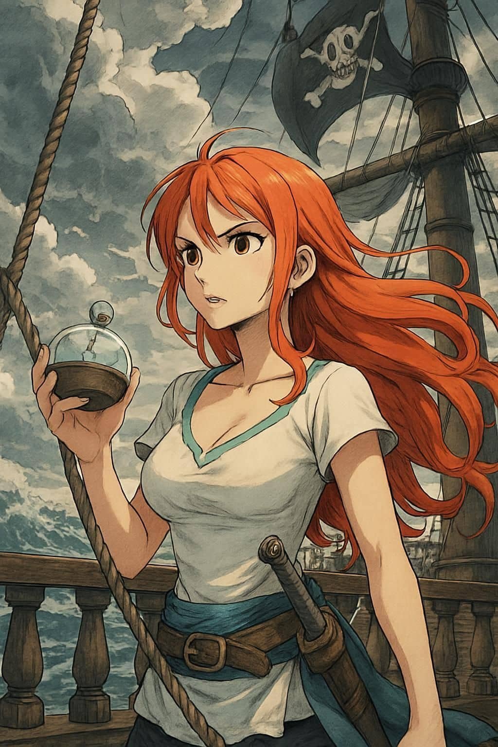 Découvrez l'histoire captivante de Nami dans One Piece, ses pouvoirs uniques et son évolution au fil de la série.