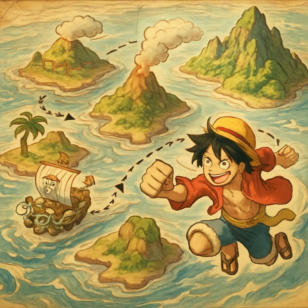 Découvrez les Arcs Essentiels de One Piece, une aventure épique remplie de combats, d'amitié et de mystères dans l'univers fascinant de Monkey D. Luffy et son équipage.
