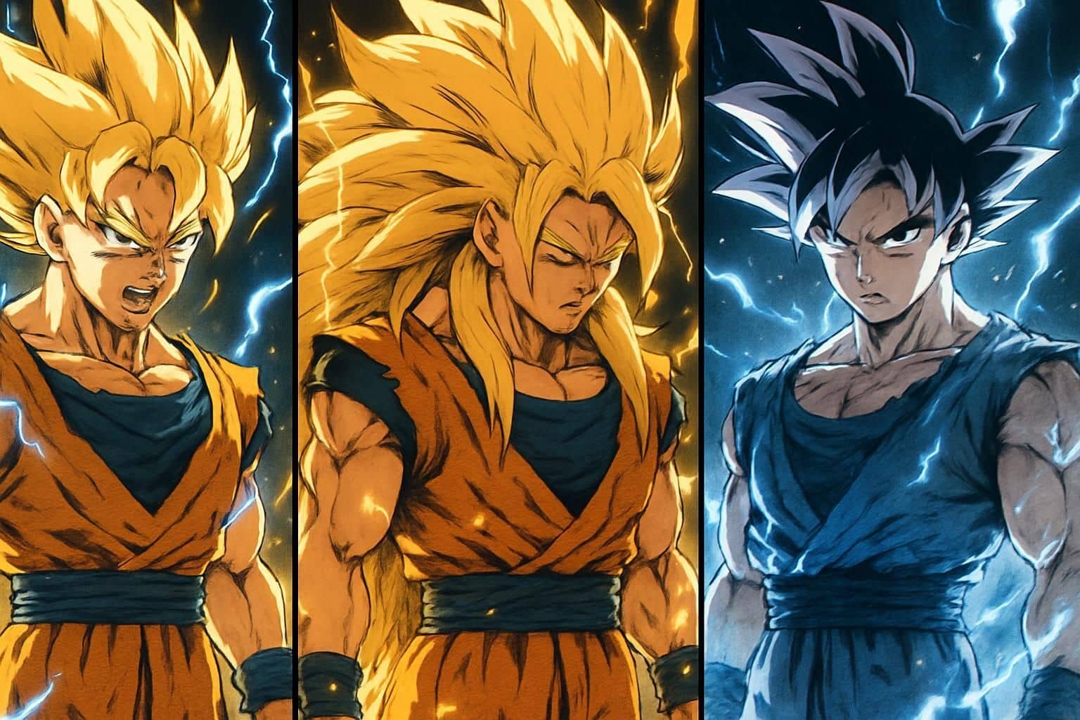 Découvrez toutes les transformations de Goku, des plus classiques aux plus puissantes, et explorez l'évolution du héros légendaire dans Dragon Ball.